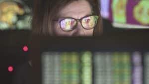 Woman on computer