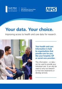 A thumbnail image of the printable patient leaflet, Your Data Your Choice.